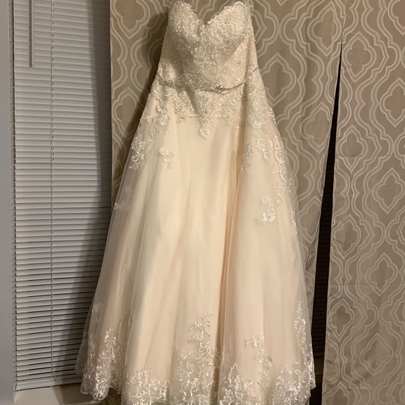 blush colored wedding dresses